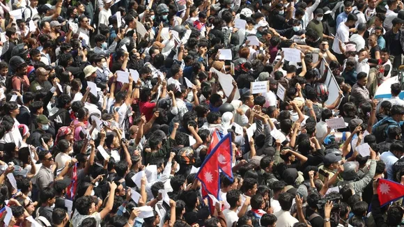Nepal Gen-Z Protest against Oly govt for Social Media Ban