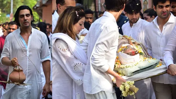 Zarine Khan Funeral