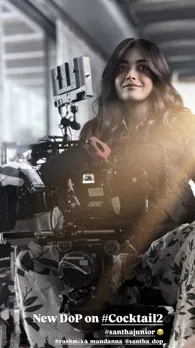 Rashmika’s Chic New Look from the Sets