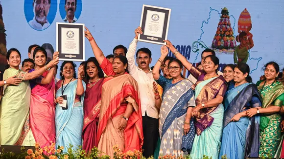 Bathukamma Guinness World Record