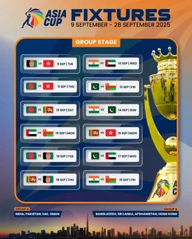 Asia Cup fixtures