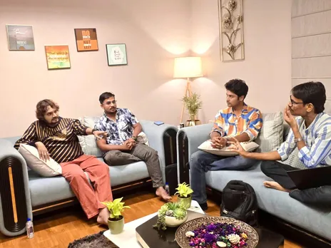 Humane Sagar with Manash Padhiary