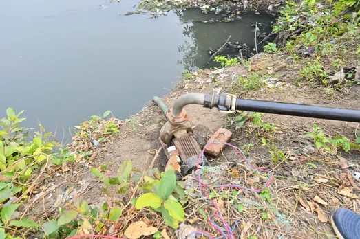 pump in seewage water