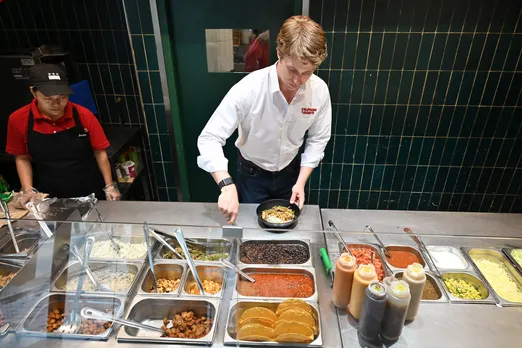 Bert Mueller at California Burrito