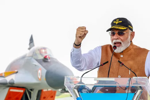 PM Modi at Adampur Airbase