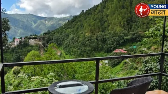 View of the valley from the balcony of the dome