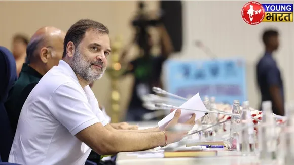 Rahul Gandhi in Vigyan Bhawan News Delhi