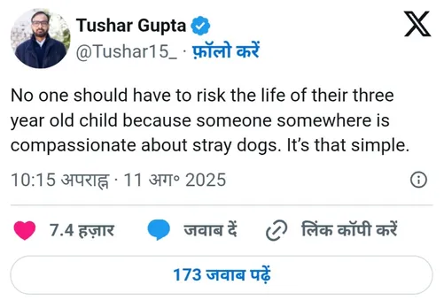 सोशल मीडिया पर नई जंग : स्ट्रे डॉग वार पर बहसबाजी तेज, प्रतिक्रियाएं पढ़कर हैरान रह जाएंगे | यंग भारत न्यूज