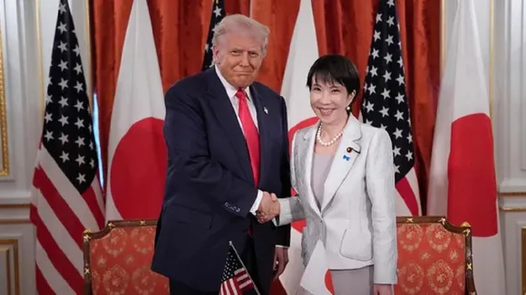 Trump With New Japani Prim minister
