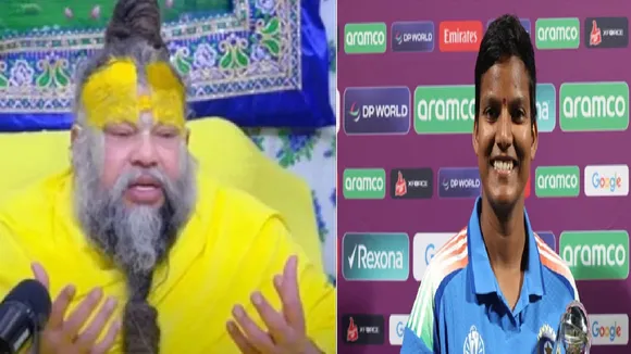 प्रेमानंद महाराज व दीप्ति ।