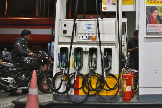 Diesel and petrol prices at a fuel station in Madhya Pradesh, 12 May 2025