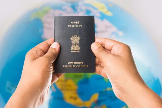 E-passport application form on the Passport Seva Portal