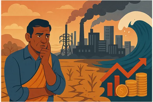 Impact of climate change on India’s economy.  
