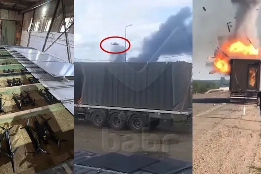 FPV drone used in Ukraine’s attack on Russian airbases