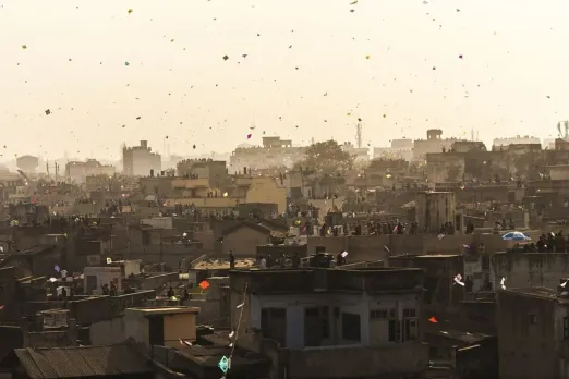 City on the roof, Ahmedabad, India
