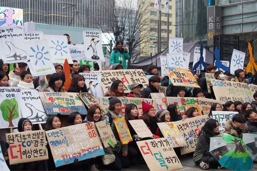 Thousands in South Korea protest lack of climate change progress