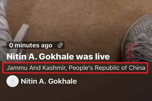 Twitter showed Jammu Kashmir as part of the China