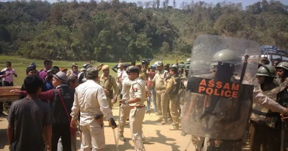 Assam-Mizoram border