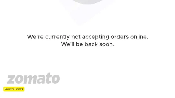Zomato and Swiggy Apps are down, Are you experiencing any difficulty?