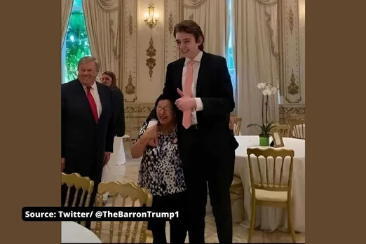 barron trump height