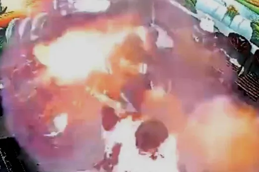 Hair Dryer explosion video viral