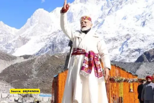 What is the chola worn by PM Modi in Kedarnath
