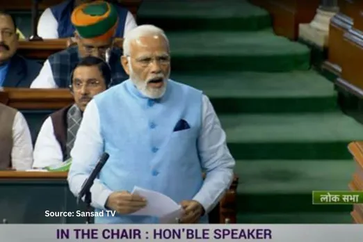 PM Modi wears jacket made of material recycled from plastic bottles