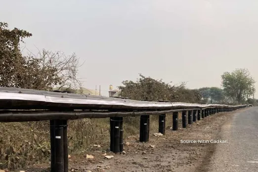 Bamboo car crash barrier bahu balli