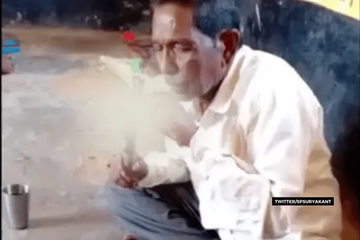 Chhattisgarh On duty headmaster found smoking marijuana probe ordered