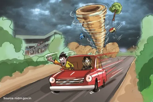 What are hydro meteorological calamities that took 1256 lives this year in India?