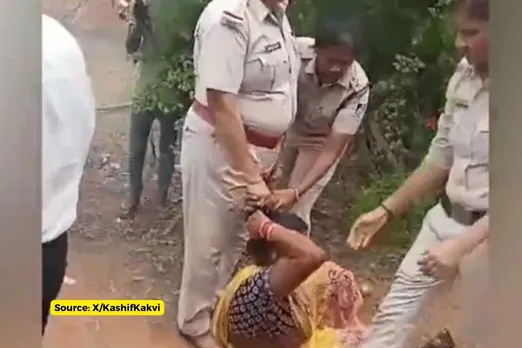 Woman Dragged by Hair in Katni