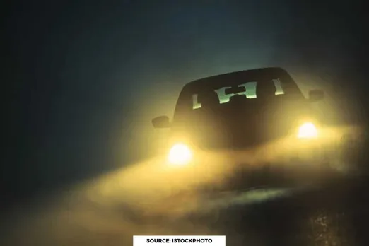 What are rules for vehicle headlights in India, using LED lights allowed?