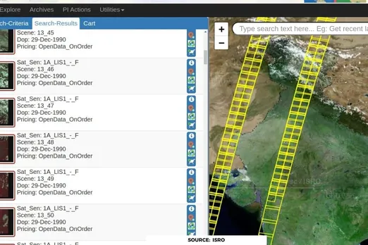 Space datasets above 5m are now free to use in India