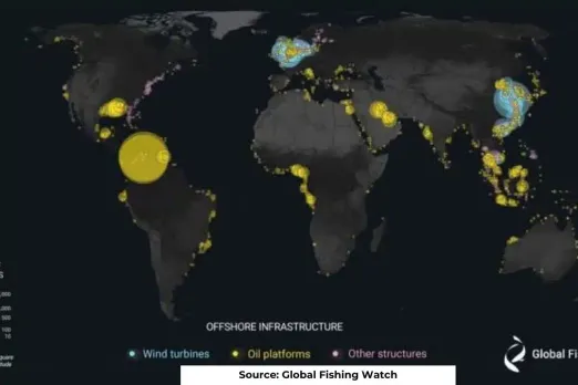 AI and satellite imagery unveil growing human influence on oceanic activities