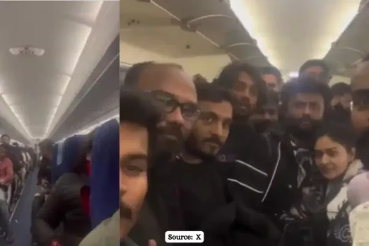 Delhi to Srinagar Indigo flight caught in a storm, watch turbulence video