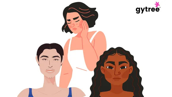 Can PCOS cause darkening of skin?