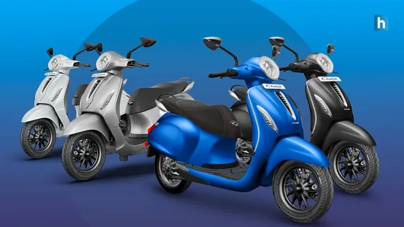 Bajaj Chetak Blue 3202