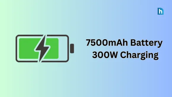 7500mAh Battery 300W Charging