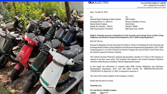 Ola Electric's Notice by CCPA