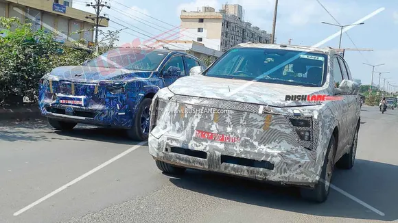 Mahindra XUV e8 SUV and XUV e9 Coupe Spied Testing