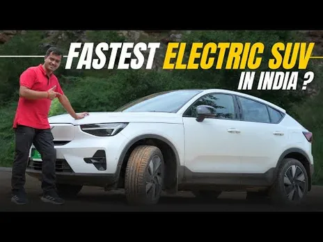 Volvo C40 Recharge 2024 Review | Fastest Electric SUV in India? 🔥
