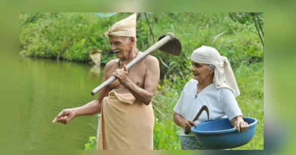 क्रांतिकारी रह चुके 100 साल के पप्पाचन और उनकी 80 साल की पत्नी आज भी करते है अपने खेत का सारा काम!