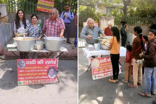 दादी की रसोई : केवल 5 रुपये में हर रोज़ भर-पेट खाना खिलाते है नोयडा के अनूप खन्ना!