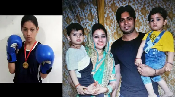 पाँच साल बाद रिंग में उतरी, दो बच्चो की माँ 'चेतना सैनी' बनी हरियाणा की बॉक्सिंग चैंपियन!
