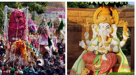इस गाँव के लोग एक ही पंडाल में मना रहें हैं गणेशोत्सव और मुहर्रम, देना चाहते हैं शांति का संदेश!