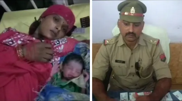 एम्बुलेंस के न पहुंचने पर पुलिस अफ़सर ने गर्भवती महिला को गोद में उठाकर पहुंचाया अस्पताल!