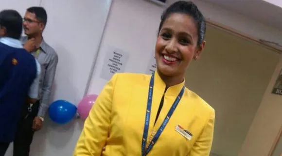 एयर होस्टेस की सूझ-बुझ से टला बड़ा हादसा, नवीं मंजिल तक सीढ़ियाँ चढ़कर बुझाई आग!