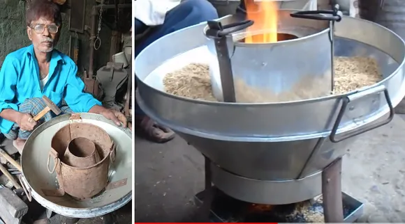 बिहार: धान की भूसी से पक रहा है खाना, 7वीं पास के इनोवेशन ने किया कमाल!