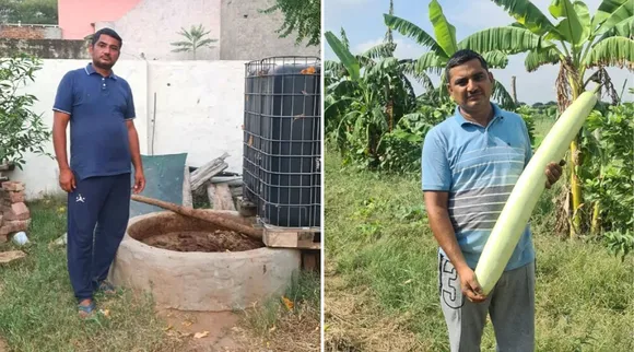 एक बायोगैस प्लांट से साल भर में 6 गैस सिलिंडर और खाद के खर्च को बचा रहा है यह किसान