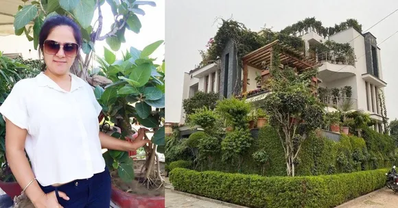 जयपुर: घर को बनाया 700+ पेड़-पौधों का ठिकाना, सब्ज़ी-फल, बरगद-पीपल सब मिलेगा गमलों में यहाँ